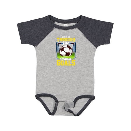 

Inktastic Soccer Funny Goals Gift Baby Boy or Baby Girl Bodysuit