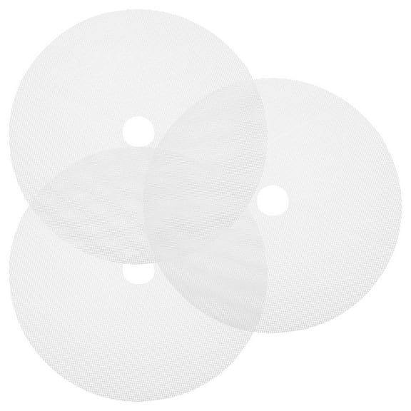 Oecoator 3pcs Round Dehydrator Sheets Food Dryer Silicone Mats Dehydrator Pads Fruit Dryer Liner