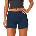 thumbnail image 4 of Sweet Hearts 3-Pack Womens Shorts- Foldover Biker Shorts for Women High Waisted Black Shorts Casual Summer Womens Clothes Plus Size, 4 of 6