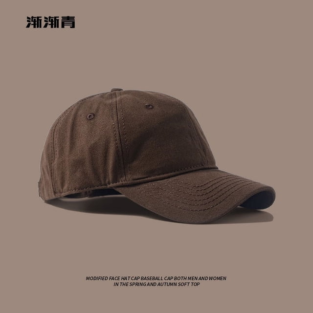 LinYooLi Grande Casquette de Baseball Colorée pour Hommes, Grand Visage, Automne et Hiver, Dessus Doux, Grande Circonférence de Tête, Casquette Canard Profonde, Visage Révélateur, Petite Casquette pour Enfants