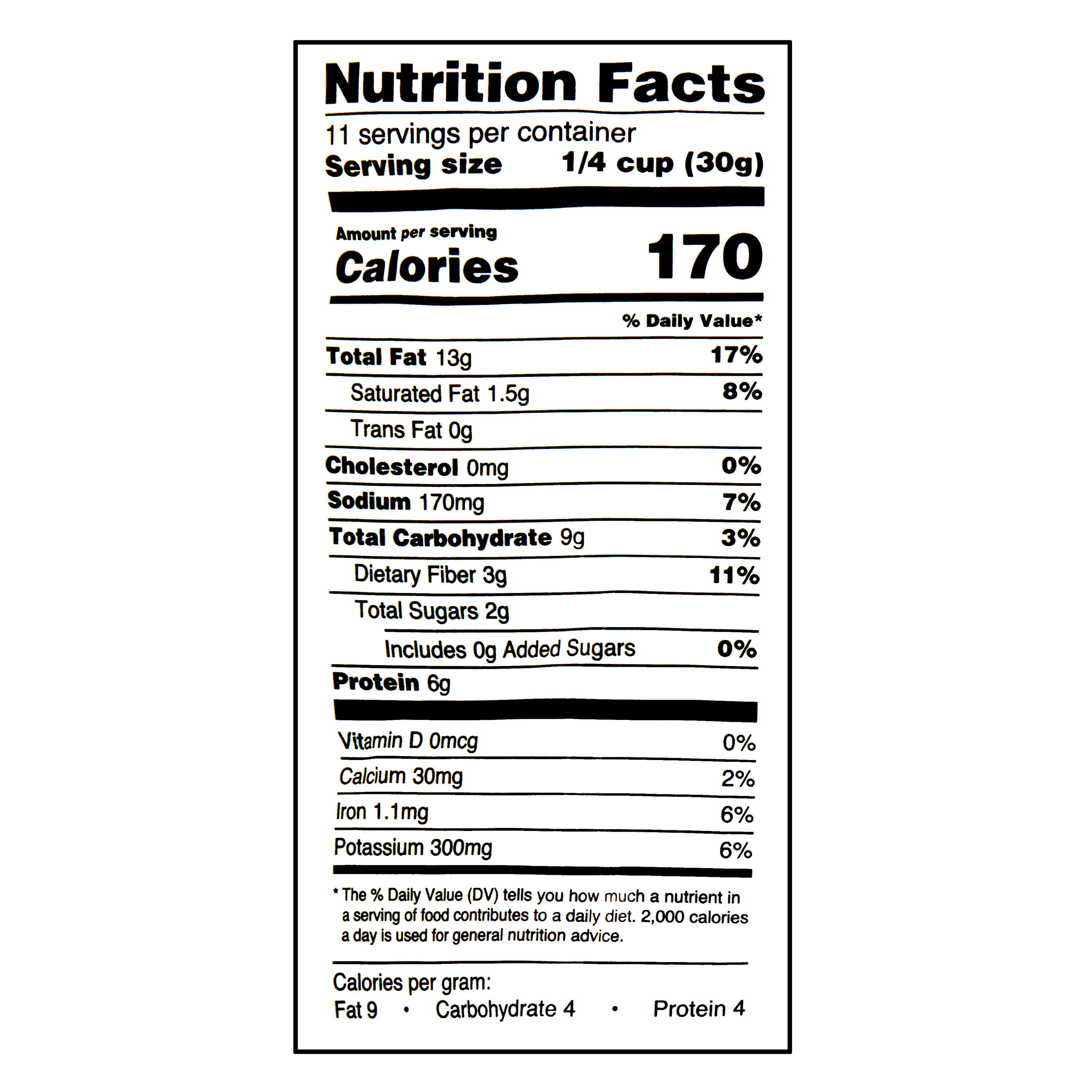 (4 pack) Great Value Roasted & Salted, No Shell Pistachios, 12 oz Resealable Bag