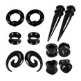 thumbnail image 4 of segolike 12 Pieces / Set Ear Stretching Kit Expander 6/8 / 10mm Acrylic Cone And Stopper, 4 of 6