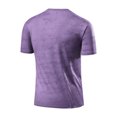 thumbnail image 3 of Bibifish Mens T-Shirts Slim Fit Crew Neck Short Sleeve Solid Color Tees Summer Breathable Casual Athletic Tee Tops, 3 of 3