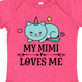 thumbnail image 4 of Inktastic Mimi Loves Me Unicorn Cat Girls Baby Bodysuit, 4 of 5