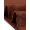 thumbnail image 5 of DARING DIVA Women's A-Line Belted Fall Midi Corduroy Skirt M Brown, 5 of 6