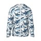 thumbnail image 1 of Balery Party Shark Cute Sudadera ligera de manga larga con capucha y protección solar UPF 50+ para hombre y mujer, ideal para pesca y running-Small, 1 of 7
