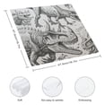 thumbnail image 3 of Werpe Dinosaurs Cloth Napkin Reusable Polyester Home Decor Set of 6 4 PCS, 3 of 7