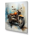 thumbnail image 2 of Designart "Surreal Journey On A Motorcycle" Motorcycle Canvas Art Print, 2 of 7