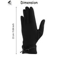 thumbnail image 2 of PULLIMORE Womens Winter Warm Gloves Bow Tie Fleece Lined Windproof Glove with Sensitive Touch Screen Texting Fingers (Black), 2 of 9