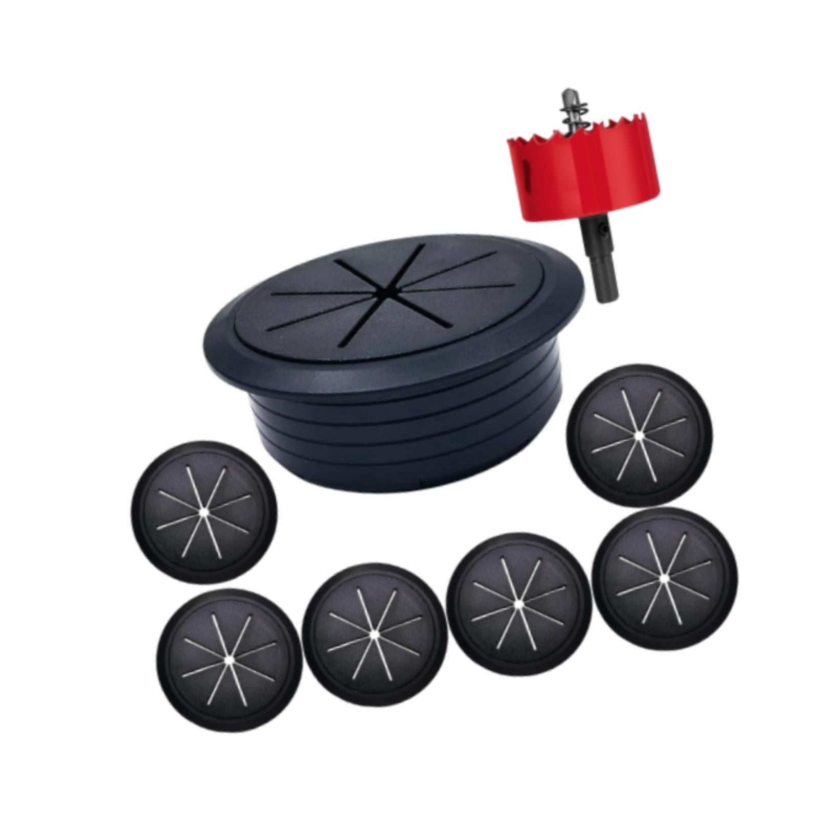 Wzmzjy Cable Management Kit TV Cable Concealer Easy Install for Wall Mounted TVs Wiring Black