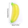 thumbnail image 3 of PEONAVET Slow Rising Fruit Squishes Toy, Handmade Banana Squishes Stress Relief Toy, Soft Fruit Squeeze Toys for Party Favors(Rondom Color), 3 of 7