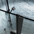 thumbnail image 4 of JimsMaison 30 to 31-3/8 in. W x 72 in. H Bi-Fold Semi-Frameless Shower Doors in Matte Black Finish, 4 of 10