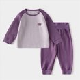 thumbnail image 2 of bwdbhd Toddler Pajamas Girl Boys' Pajamas 2-Piece Pjs Sleepwear Kids Cartoon Fall Winter Outfits, 2 of 7