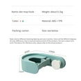 thumbnail image 4 of Wall-mounted Mop Broom Storage Rack Polka Dot Hook Towel Rack Side Storage Space Saving Strong Non-marking Glue Mop Clip, 4 of 9