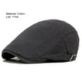 thumbnail image 7 of Newsboy Hats for Men Flat Cap Cotton Adjustable Breathable Irish Cabbie Ivy Driving Gatsby Hunting Hat, 7 of 7