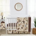 thumbnail image 2 of Sweet Jojo Designs Wild West Cowboy Multicolor Dust Ruffle Crib Skirt, 2 of 3