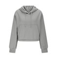 thumbnail image 4 of Women's Hoodies & Sweatshirts Cropped For Women Lightweight Long Sleeve Hooded Sweatshirt With Pocket 2025 Fall Trendy Outfits, Women's Hoodies & Sweatshirts XL, 4 of 9
