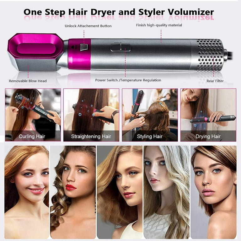 Upgraded Hot Air Brush 5 in 1 Hair Blow Dryer South Korea