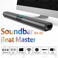 thumbnail image 3 of Bs-20 Altavoz Inalámbrico Bluetooth 5.0 Barra De Sonido Rgb Subwoofer Soporte Tf Usb Aux Rca Reproductor Fm Mp3 Hifi Altavoz Estéreo Cateissary EL012258-00, 3 of 6
