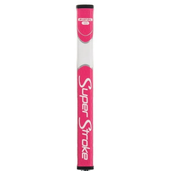 SuperStroke Zenergy Pistol 1.0 Putter Grip (Pink/White, 1.14", 83g) Golf NEW