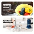 thumbnail image 4 of Blue Purepod Produce Cleaner, Portable Mini Ultrasonic Dishwasher and Fruit Vegetable Washing Machine, Compact Kitchen Purifier, 1 Set, 4 of 5
