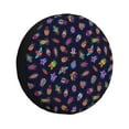 thumbnail image 1 of Balery Colorful Insects Cubiertas para Neumáticos - Protector Resistente para Neumáticos de Camioneta, SUV, Remolque, Camper y RV-15 inch, 1 of 6