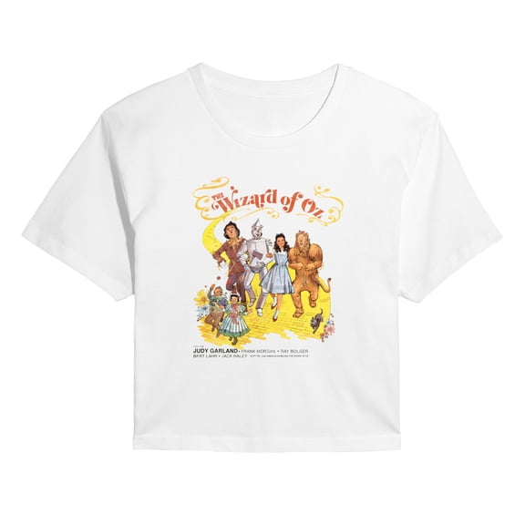Wizard of Oz - Movie Poster - Juniors Cropped Graphic T-Shirt
