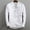 White, variant on Fesfesfes Long Sleeve Shirt for Men Casual And Comfortable Long Sleeve Solid Color Single-breasted Top On Sale