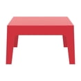 thumbnail image 5 of Compamia Box Resin Patio Coffee Table in Red, 5 of 5