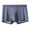 Dark Purple, variant on Men Modal Boxer Underwear Mid-rise Elastic Waistband Breathable Mesh Shorts Briefs Panties Daily Wear