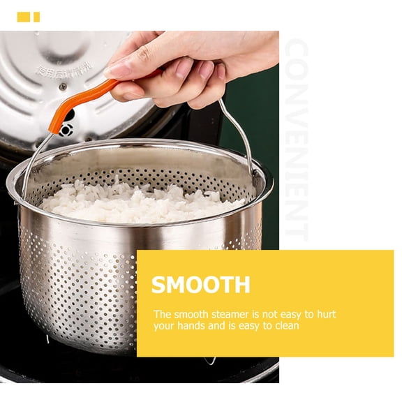 UPOUART Stainless Steel Steamer Basket for Cooking Eggs Vegetables and Seafood