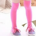 thumbnail image 2 of Girls Bright Candy Color and Striped Knee High Socks Uniform Tube Cotton Socks 3-12 Years, 2 of 4
