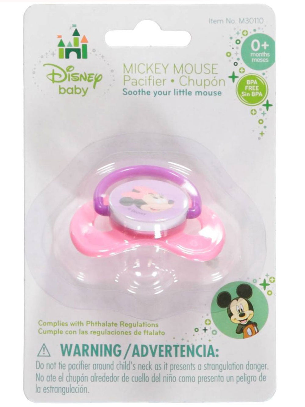 Minnie Mouse Pink Polka Dot Disney Baby Girl Stick Rattle Toy Lovey Lovee for sale online 