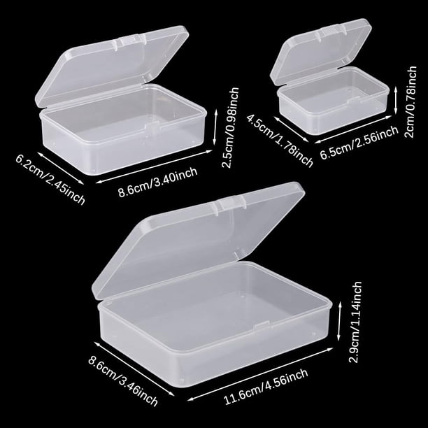 Boîte De Rangement Transparente En PP – 78x58x27 Mm, Pour Perles, Vis Ou Petits Composants