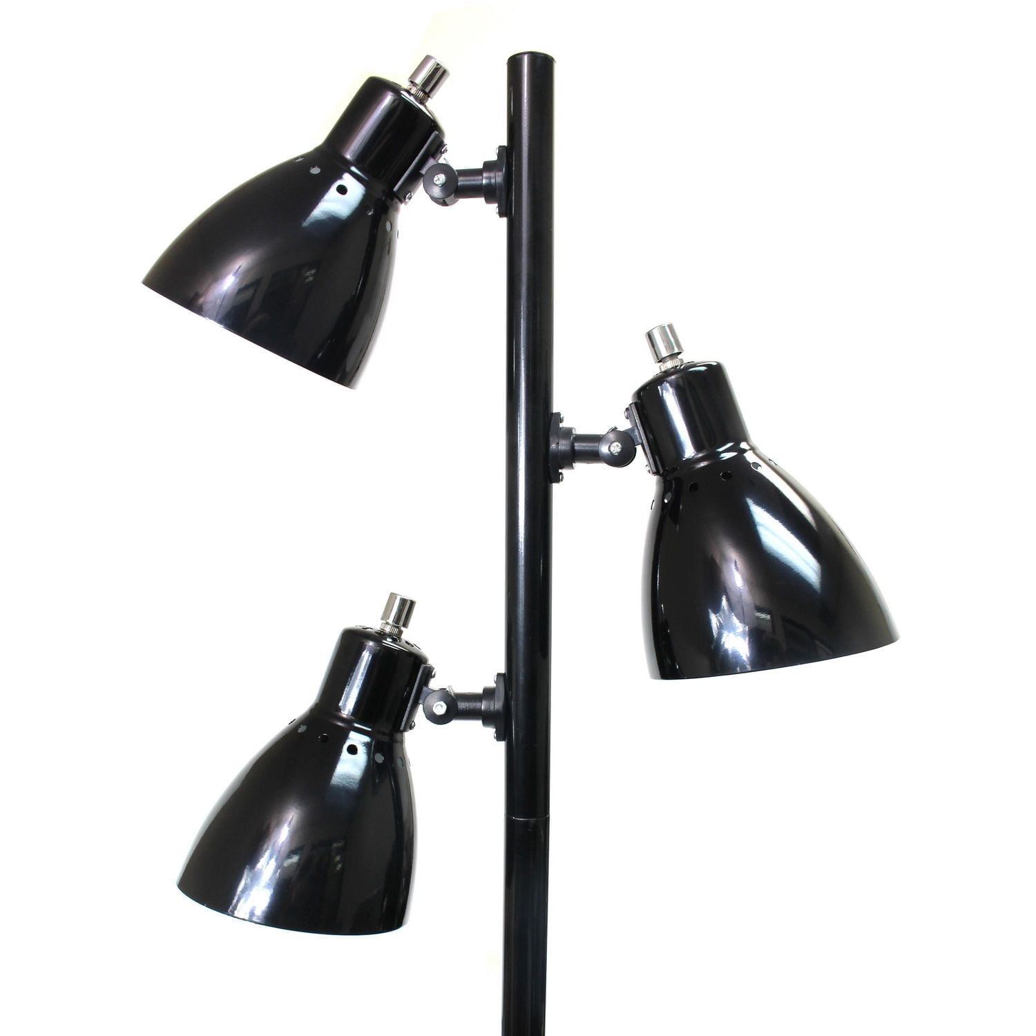 Simple Designs Metal 3-Light Tree Floor Lamp