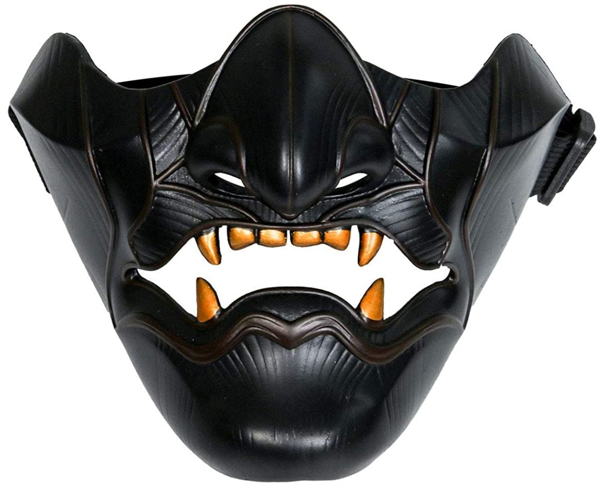 Buy Masks Ghost Of Tsushima Mask Jin Sakai Half Face Mask, 6W X 4.3L