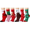 SOCKS'NBULK Christmas Socks, Novelty Holiday Socks, Fun Colorful Festive, Crew Socks