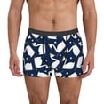thumbnail image 1 of Balery Swan Calzoncillos bóxer para hombre, ropa interior de algodón suave y transpirable con cinturilla de nailon-Medium, 1 of 5