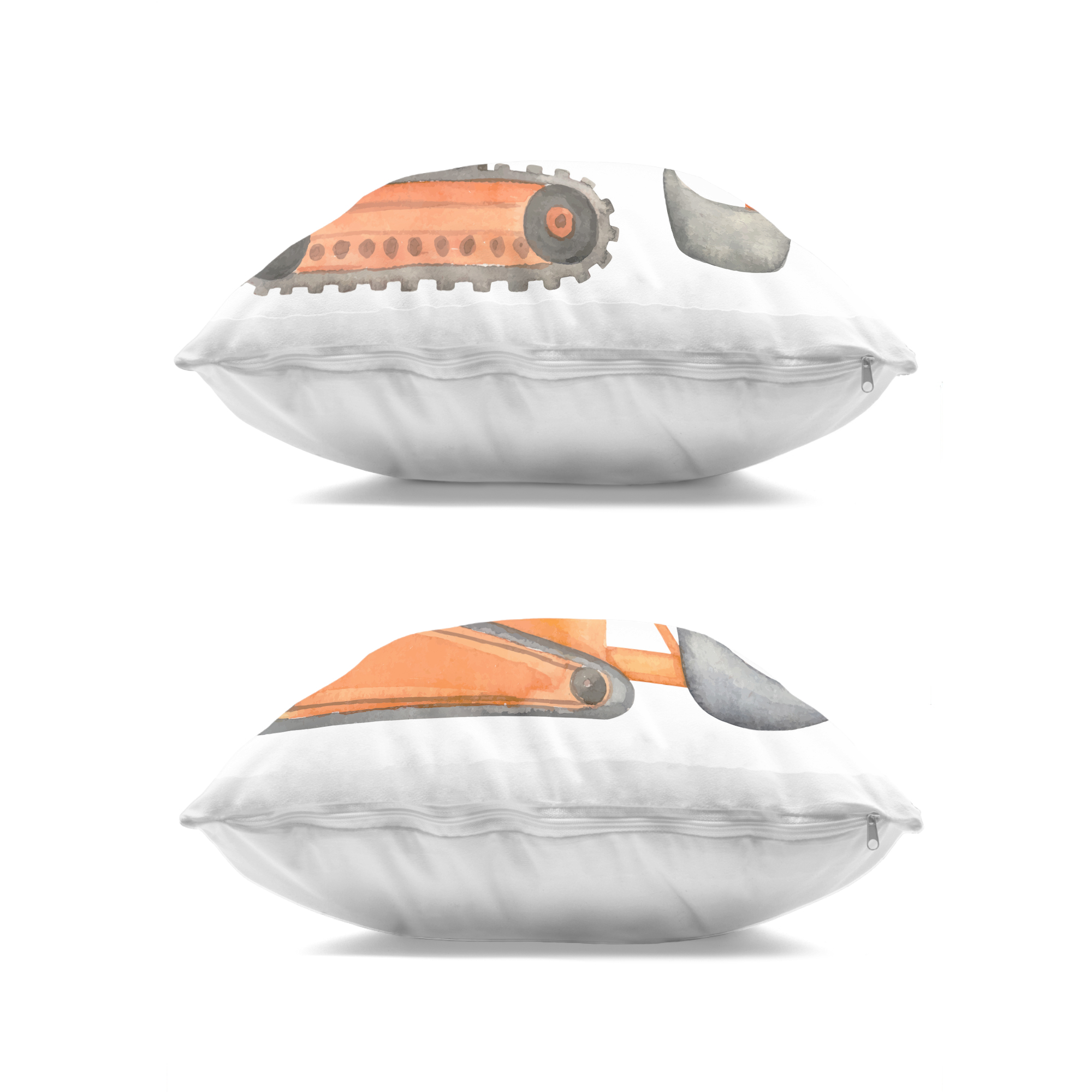 Stupell Industries Build & Dream Construction Vehicles 2 Piece Decorative Printed Throw Pillow Set, design by Kim Allen