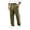 Army Green, variant on Summer Drawing Loose Straight Pants Men Elastic Waist Sports Drawstring Pockets Casual Trousers (Yellow, 3XL)