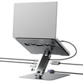 thumbnail image 1 of Soporte para laptop BENFEI con dock USB-C, HDMI 4K y PD de 100W, 1 of 9