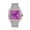 Purple, variant on 16.75CT Stylish Hip Hop Iced Out VVS Moissanite Automatic Watch,Rose Gold Tone, Passes Diamond Tester,Collection of 2882 D Color Moissanite Stones
