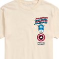 thumbnail image 3 of Marvel Captain America - Logo Stack - Men's Short Sleeve Graphic Tee, 3 of 5