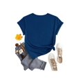 thumbnail image 2 of Playera Blusa De Familia Capybara Ropa Para Mujer Capibara Color Azul Talla Grande Marca Emil SaEs, 2 of 4