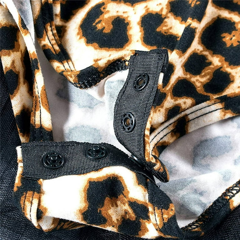 Leopard print cheap leotard