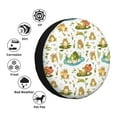 thumbnail image 4 of Sikiie Cute Frog PVC Leather Spare Tire Wheel Cover Spare Tire Cover, for Car Truck SUV Camper Trailer Universal Fit(14-17in)-16 inch, 4 of 6