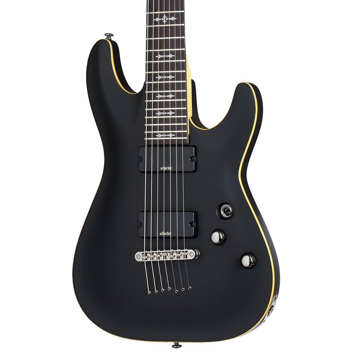 SCHECTER DAMIEN PLATINUM-7 SBK 7弦 Schecter Damien Platinum-7 Electric Guitar Satin Black