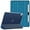 Glitter Blue, variant on Clear Case for iPad A16 11th Generation 11 Inch (2025),iPad 10th Generation 10.9" (2022),Stand Cover with Hard Translucent Back, Support Touch ID, Auto Wake/Sleep&Stylus Holder-Blue