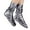 Grey, variant on Reflective Work Socks for Business Casual Fashion with Comfortable Solid Design for Men and Women