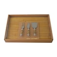 thumbnail image 2 of Three Star  13.25 x 9.5 in. Amber & Gold Cheese Board With Utensil Set - 3 Piece, 2 of 2